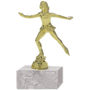 Trofeo Plástico Patin Rueda Artistico Femenino
