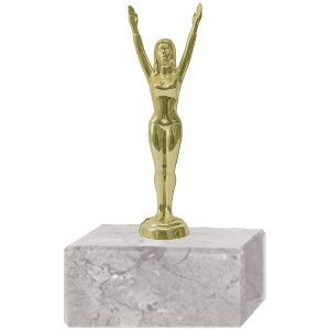 Trofeo Plástico Gimnasia Mujer